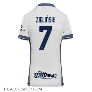 Inter Milan Piotr Zielinski #7 Seconda Maglia Femmina 2024-25 Manica Corta